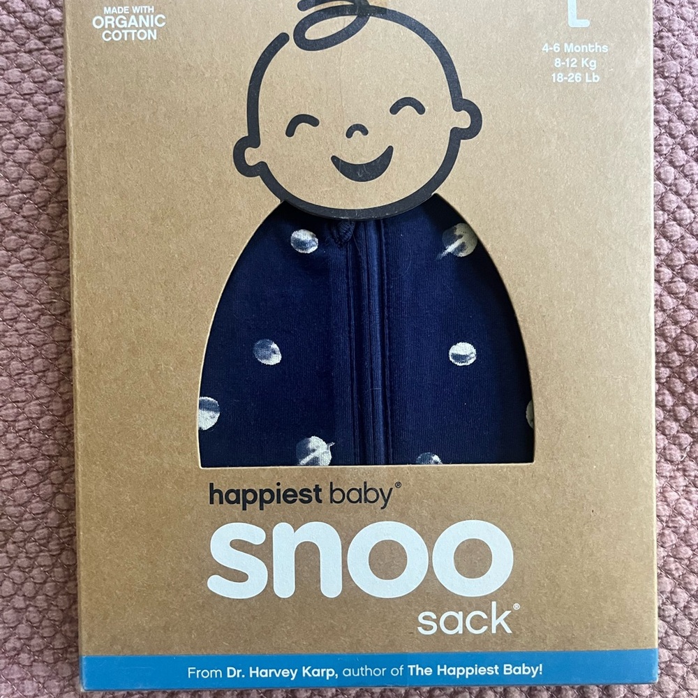 Lg midnight planets snoo sack